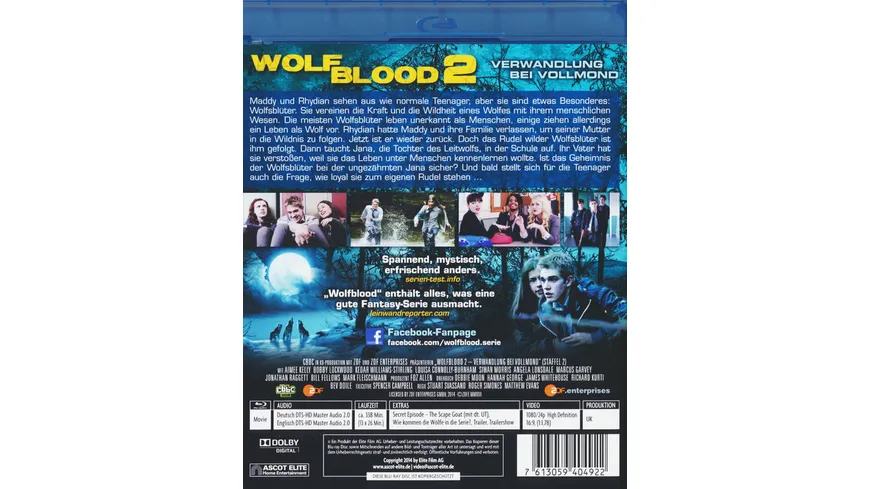 Wolfblood - Verwandlung bei Vollmond - Staffel 2  [2 BRs]
