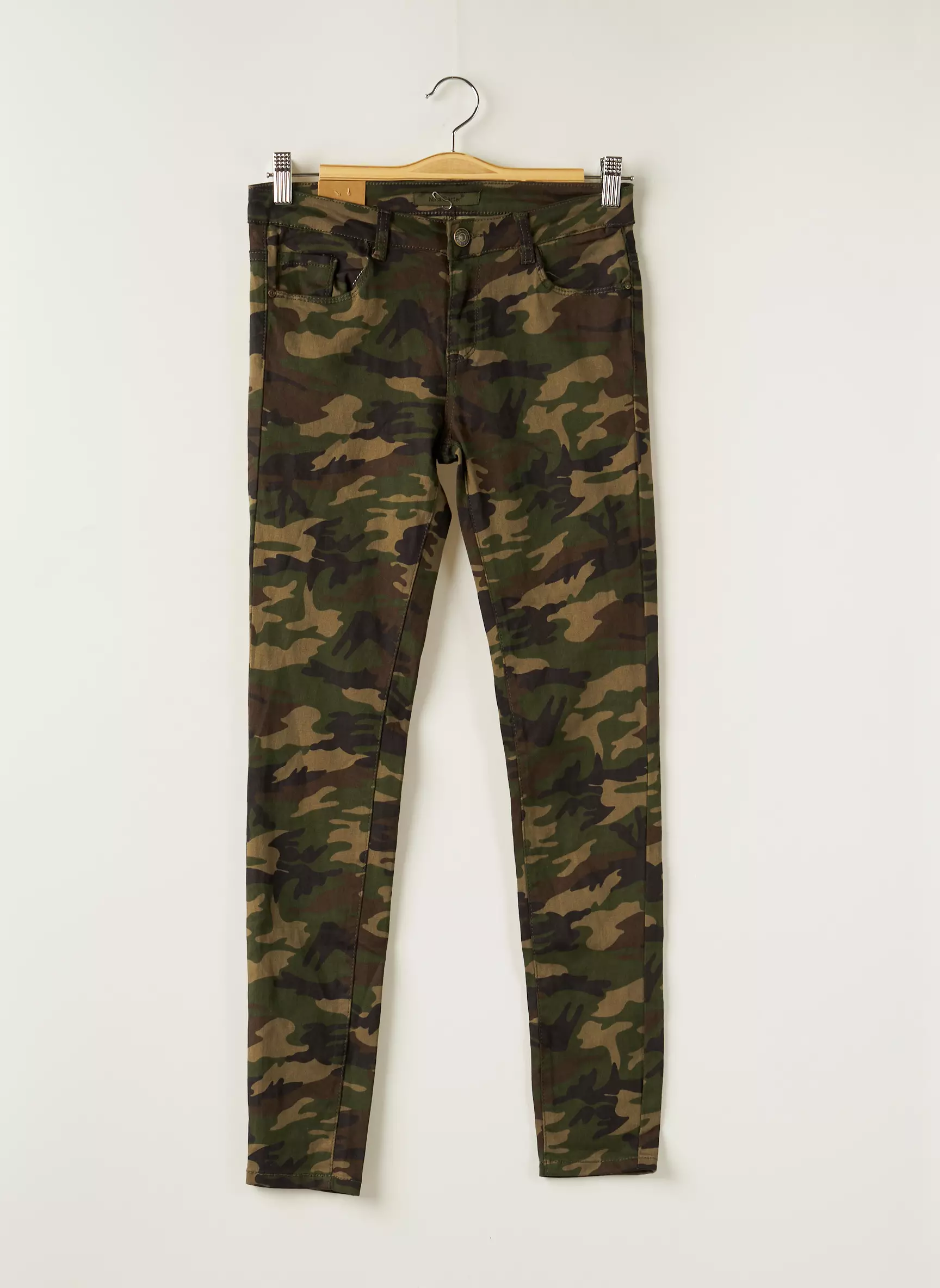 Nina Carter Pantalons Slim Femme couleur vert