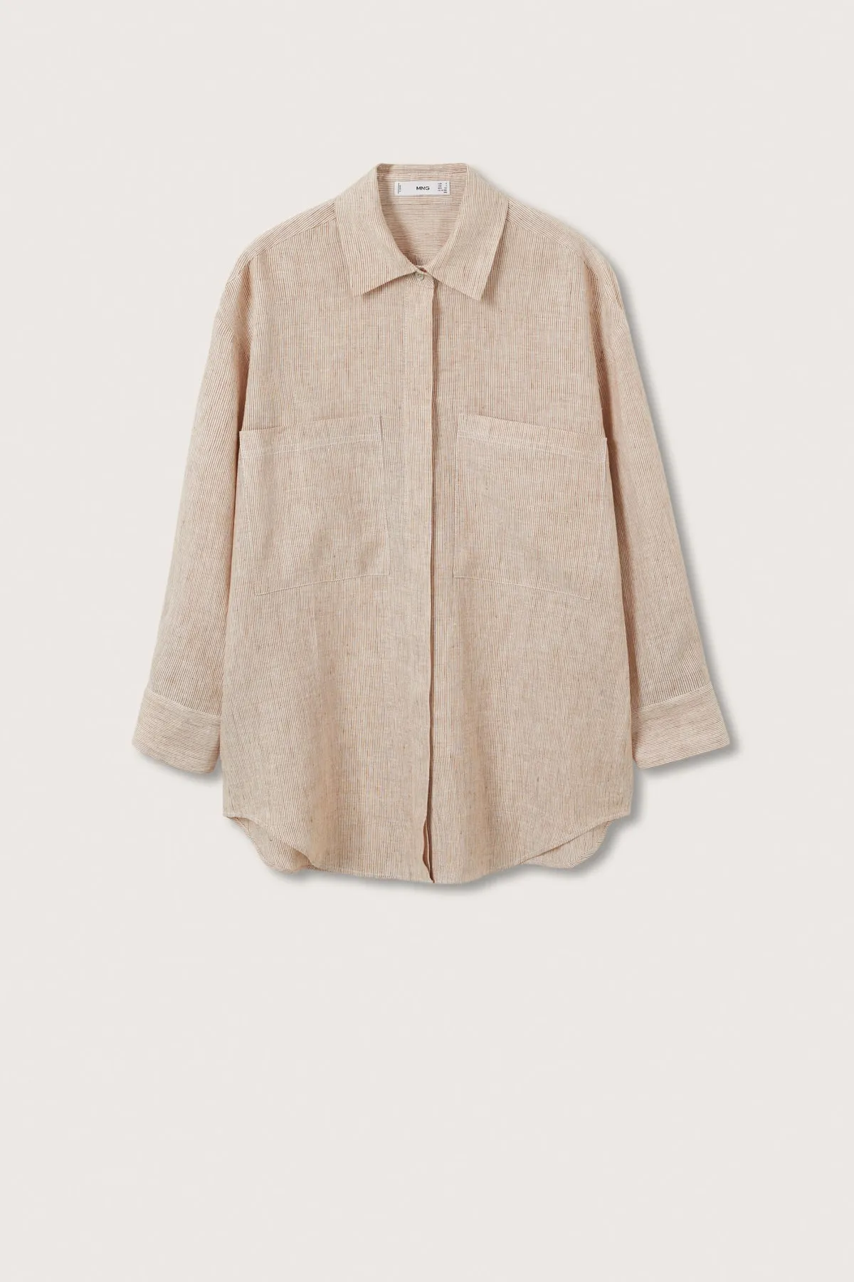 MANGO  Hemd - Braun - Regular Fit