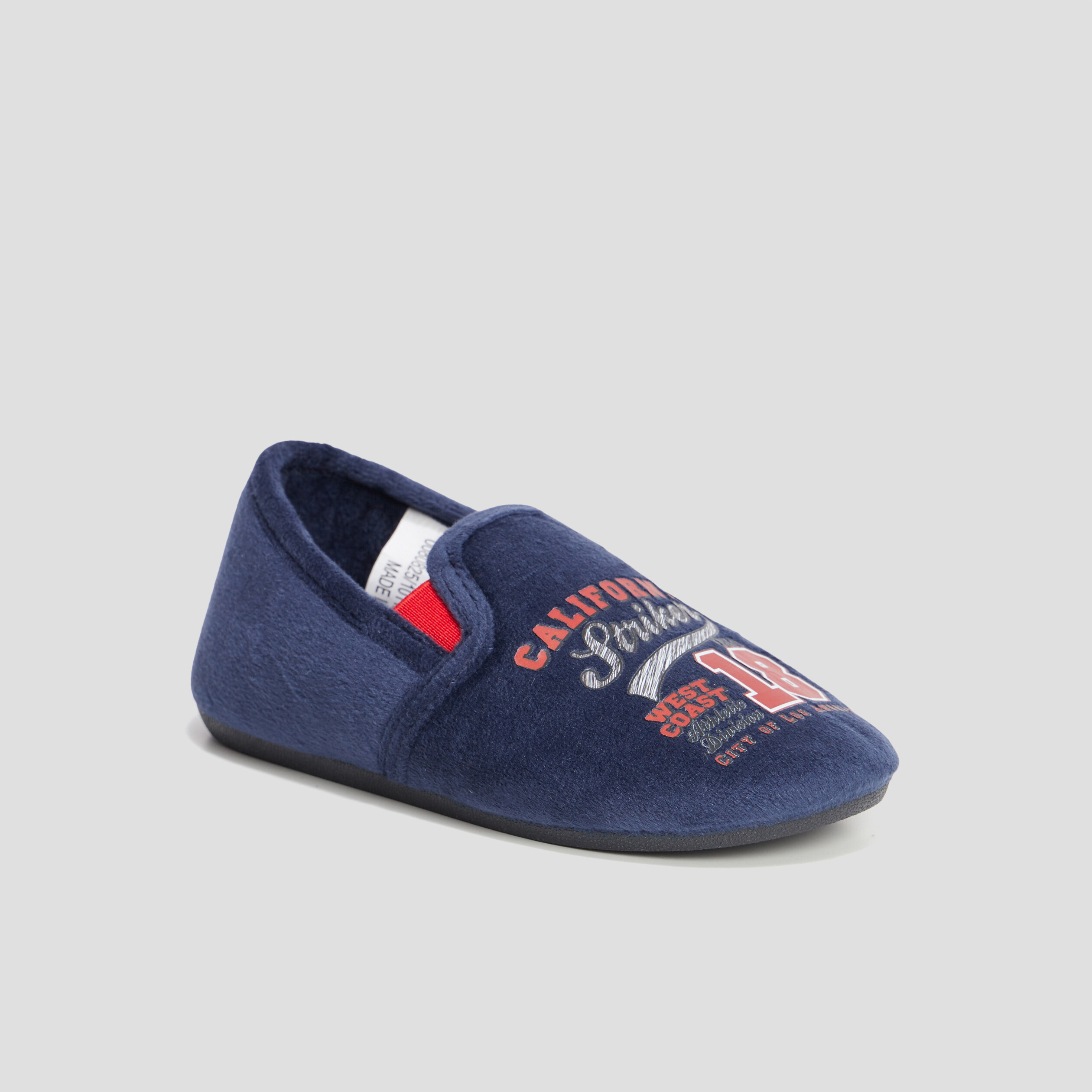 Chaussons sans gêne Creeks bleu marine garçon | La Halle