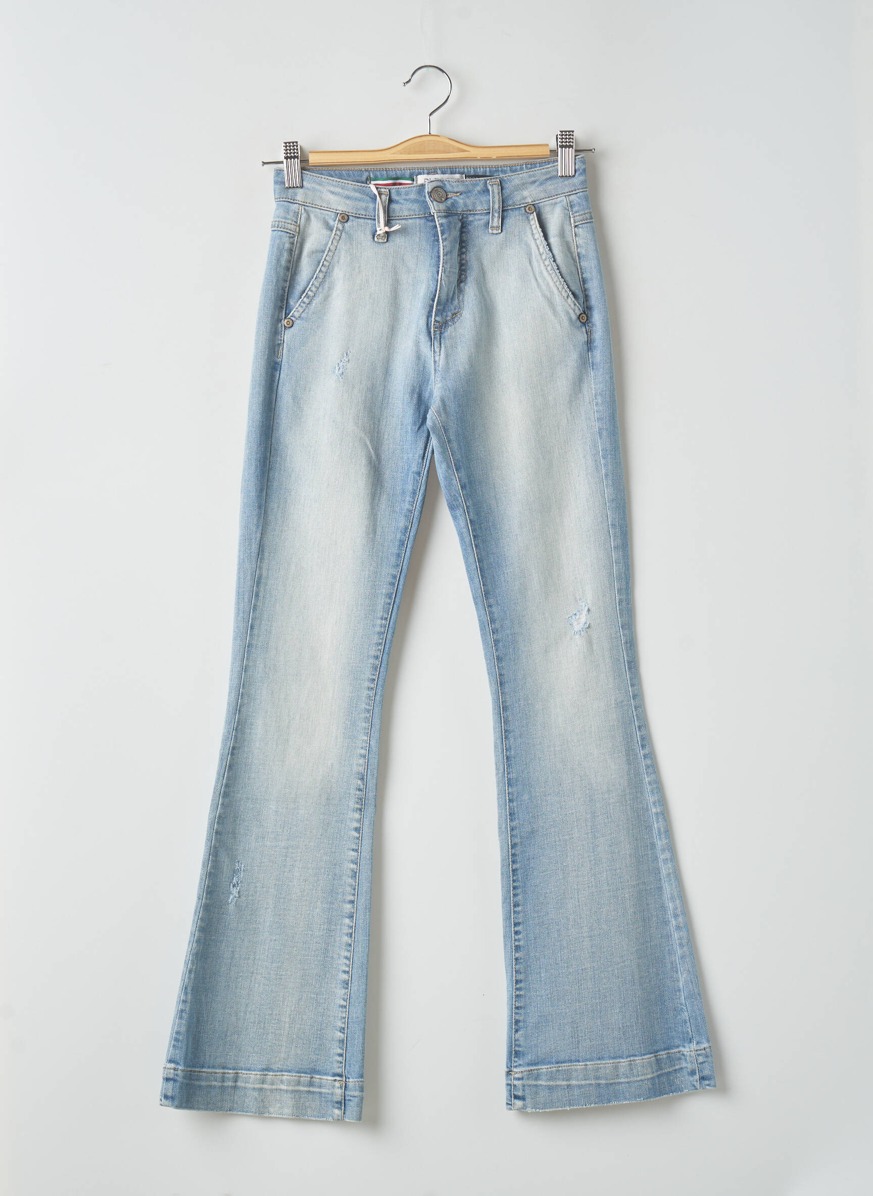 Please Jean Flare Femme couleur bleu
