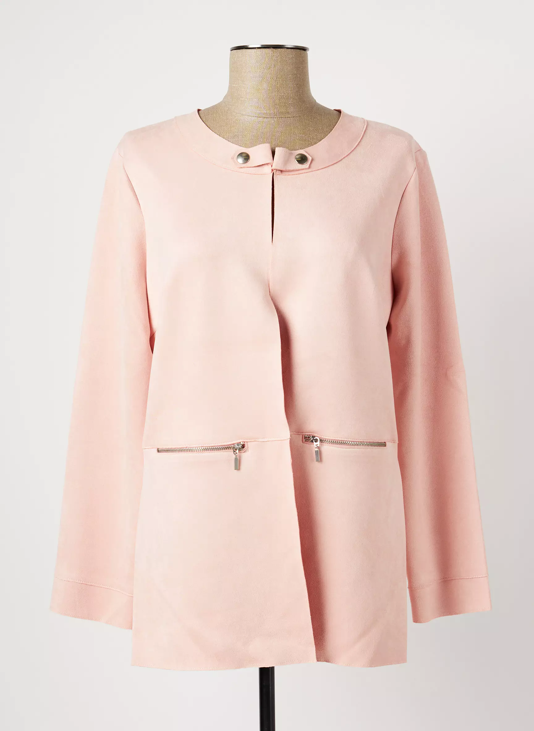 Multiples Vestecasual Femme couleur rose