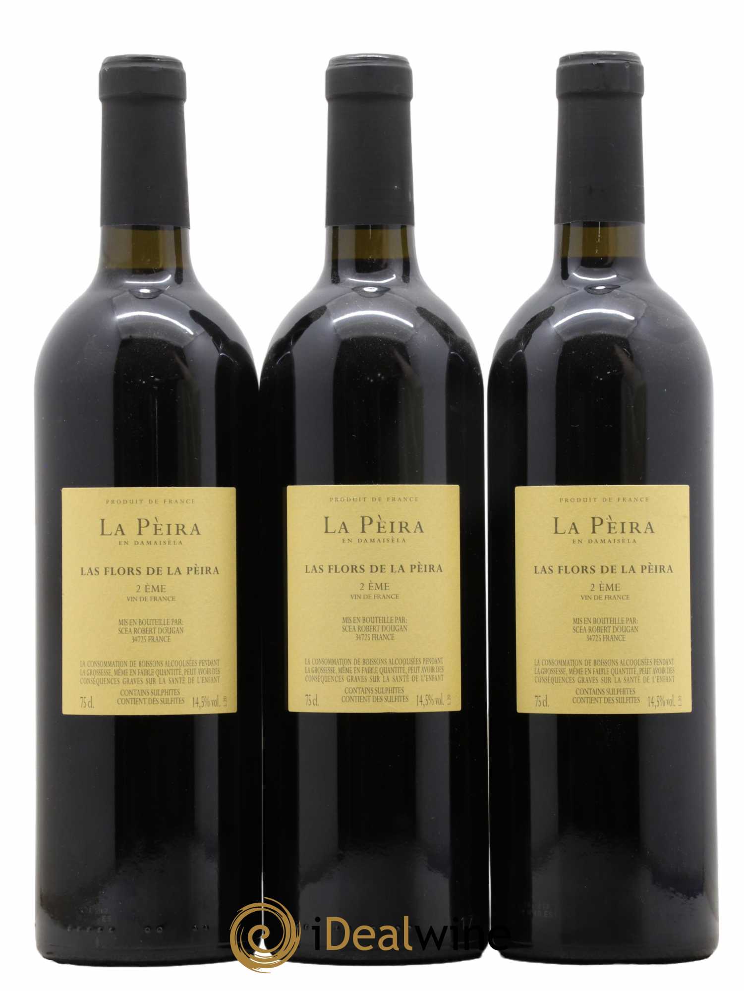 Vin de France Las Flors 2ème La Peira  2020 - Lot de 3 Bouteilles
