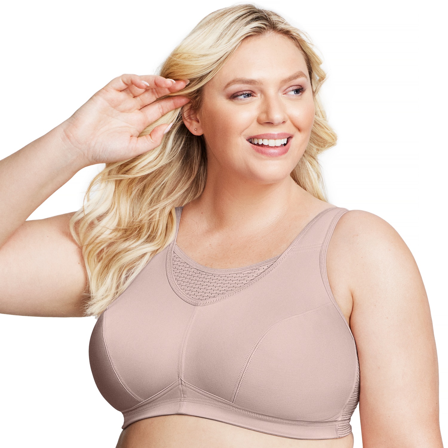 Sport-Bustier mit bestem Halt - Roségold