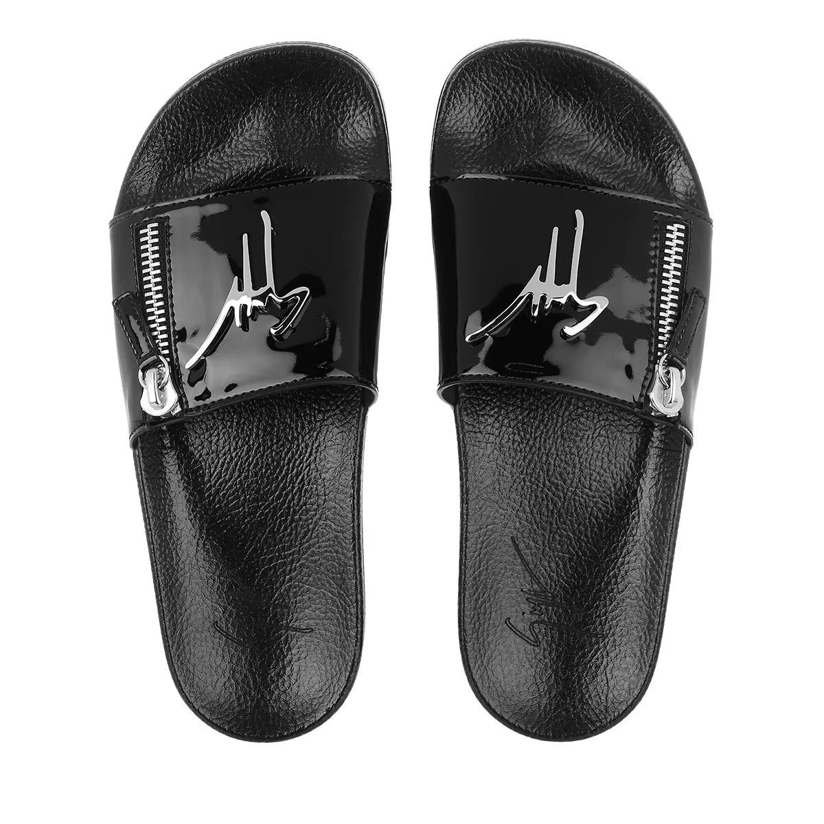 GIUSEPPE ZANOTTI Pantoletten schwarz Slide