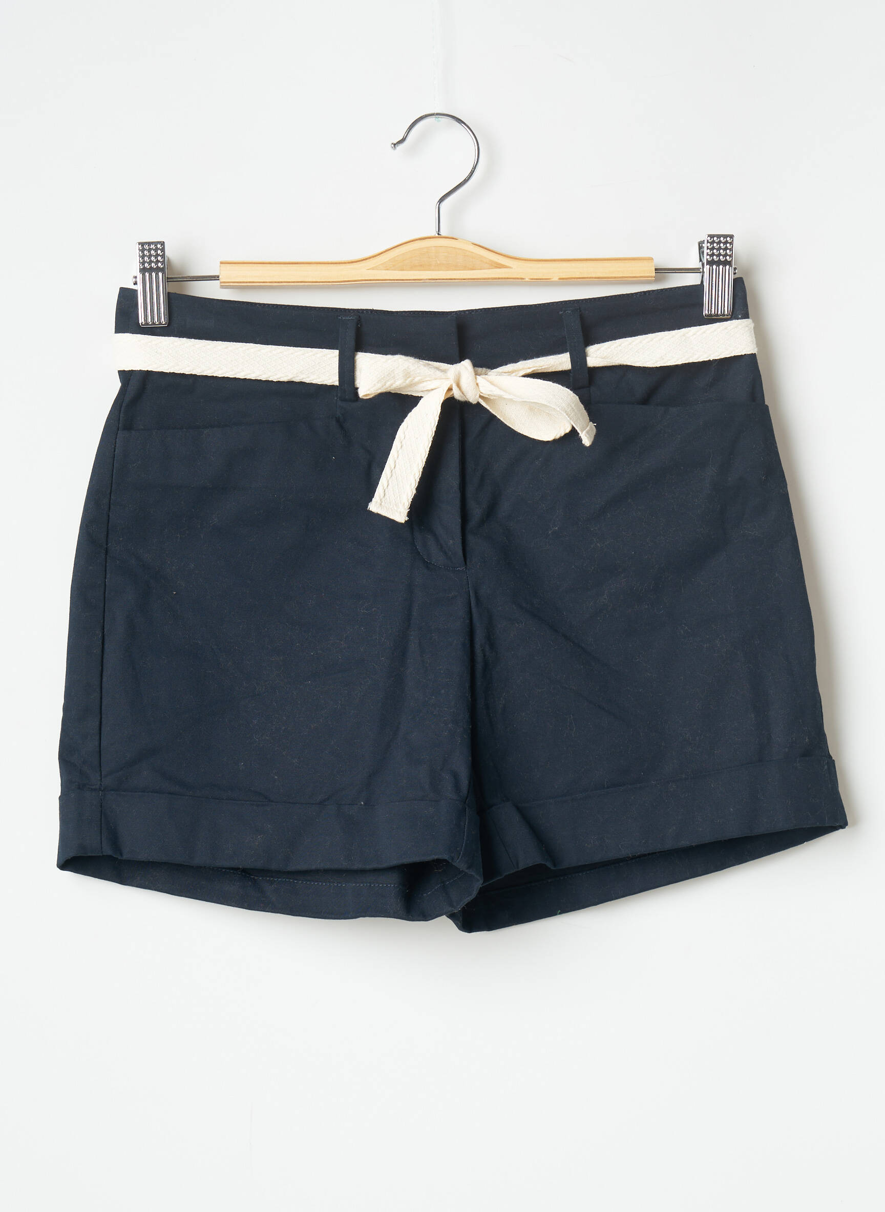 Mango Shorts 1 Femme couleur bleu