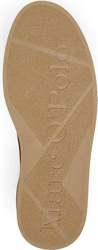 Marc O'Polo Schnürstiefel aus softem Velours-Rindleder