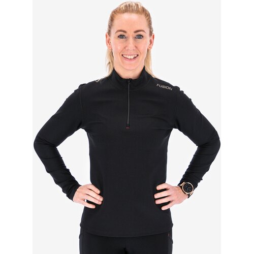 DAMEN PULLOVER MIT REISSVERSCHLUSS WOMENS ZIP NECK