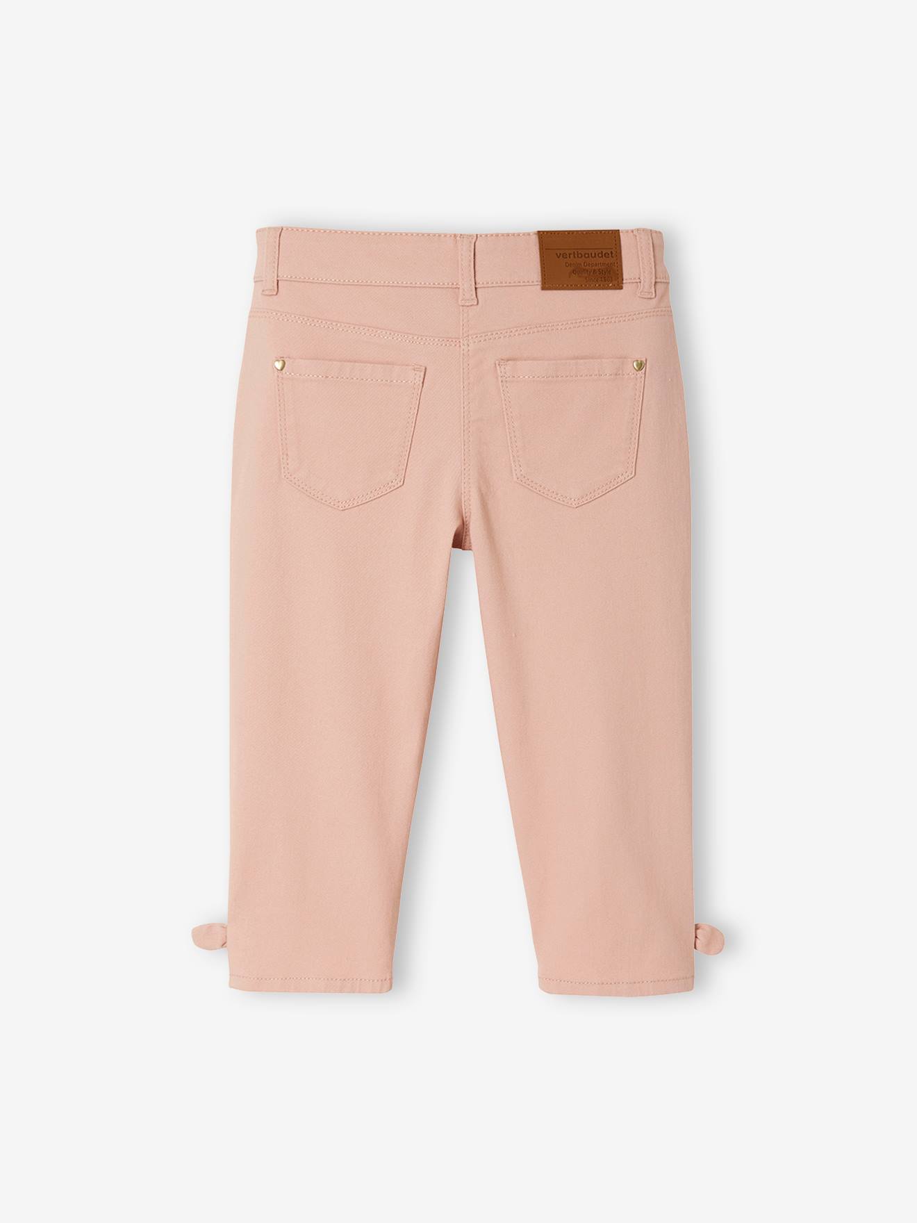 Vertbaudet Mädchen 7/8-Hose mit Schleifen - rosa