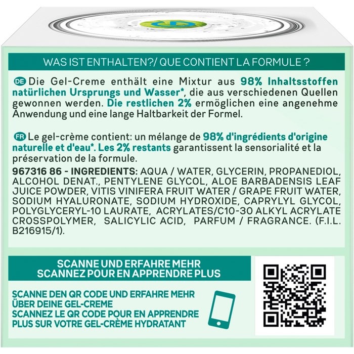 Hyaluron Aloe Gel-Creme
