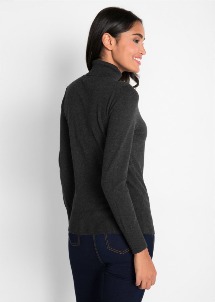 Basic Rollkragenpullover