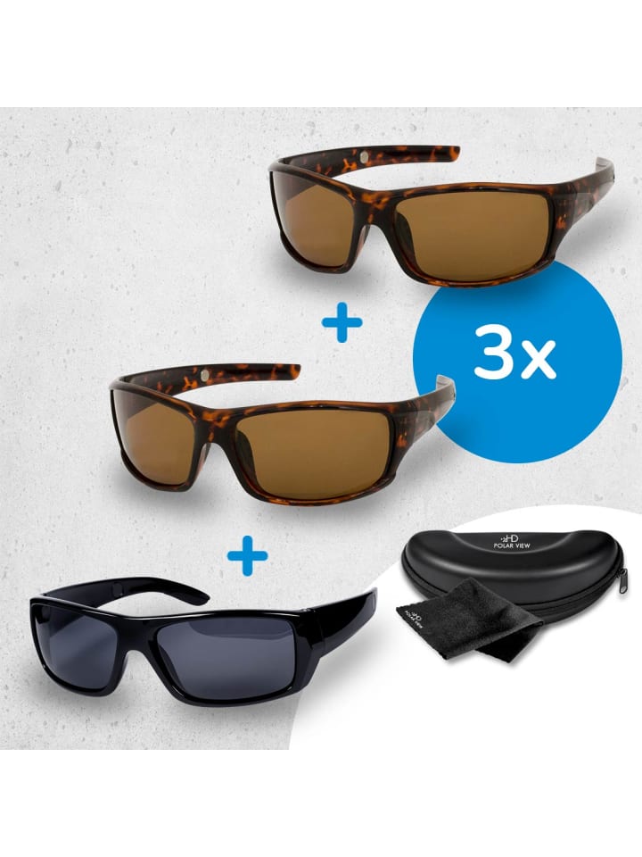 MediaShop Sonnenbrille HD Polar View Set in Ohne Farben günstig kaufen onesize