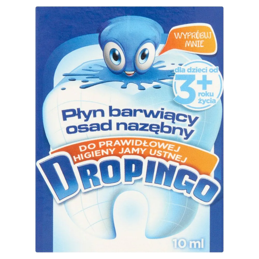 Dropingo, oralna tekućina koja mrlja zubni plak
