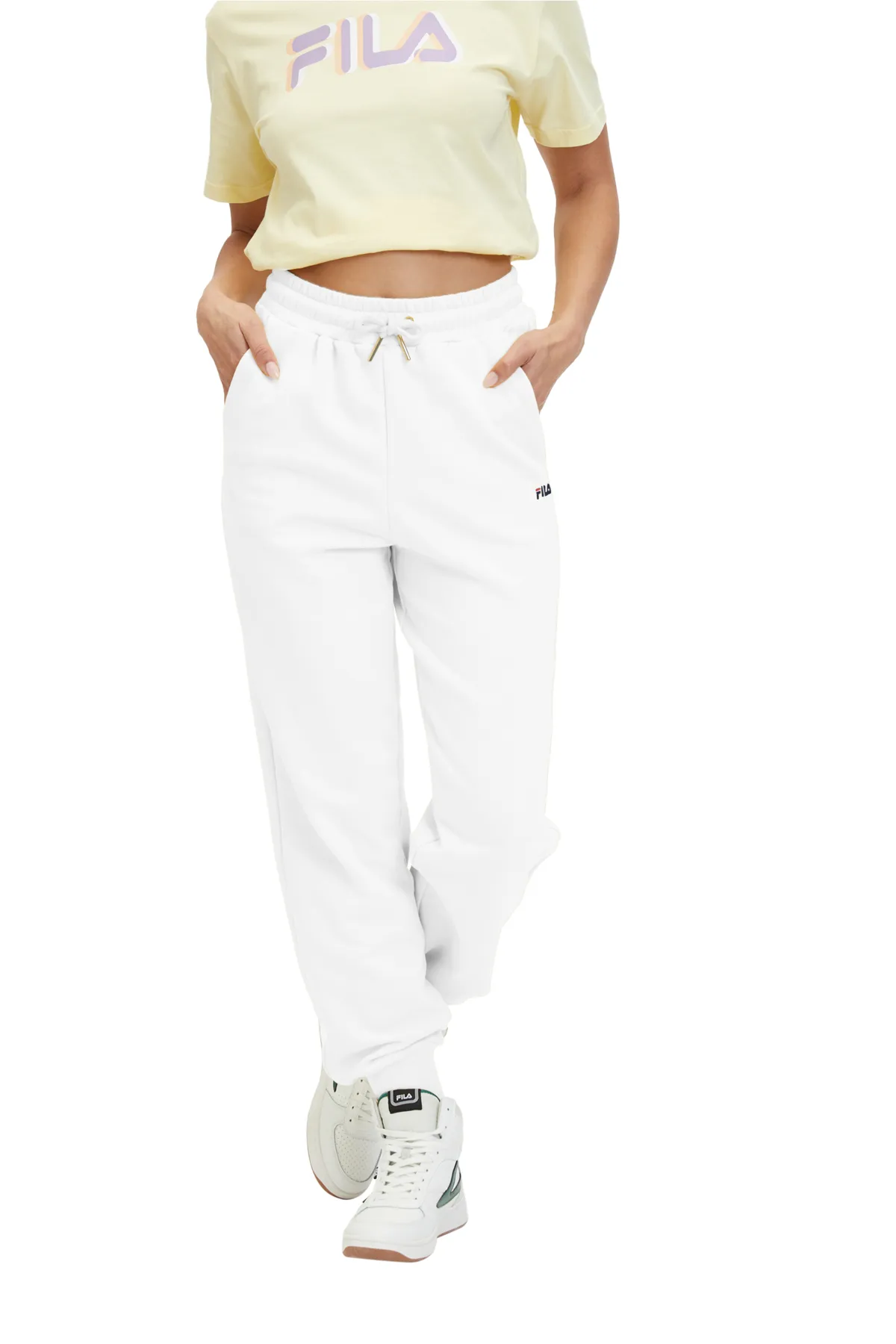 Fila  Jogginghose - Weiß - Slim