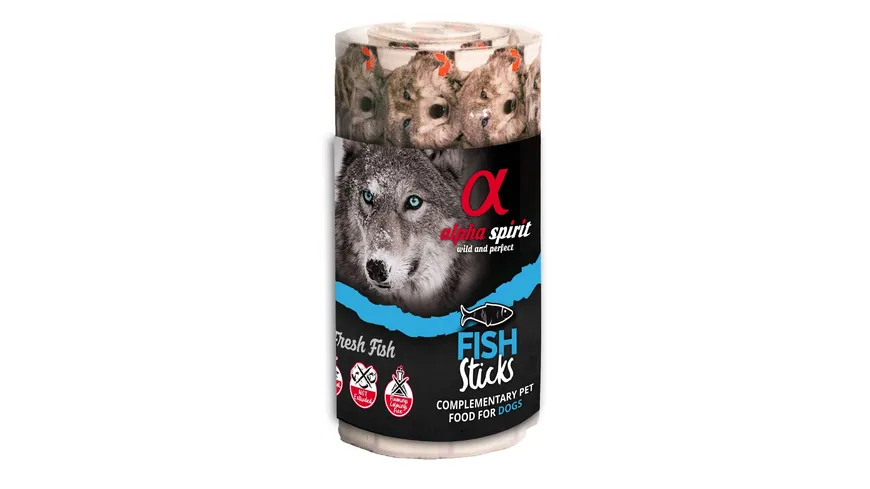 alpha spirit Dog Hundesnack Ristra Stick Fisch 160 g