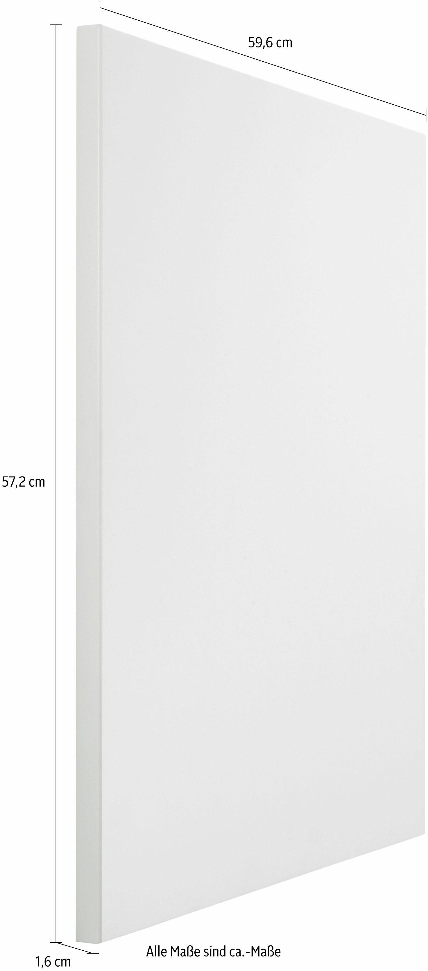 OPTIFIT Frontblende Cara, Tür für teilintegierbaren Geschirrspüler 60 cm