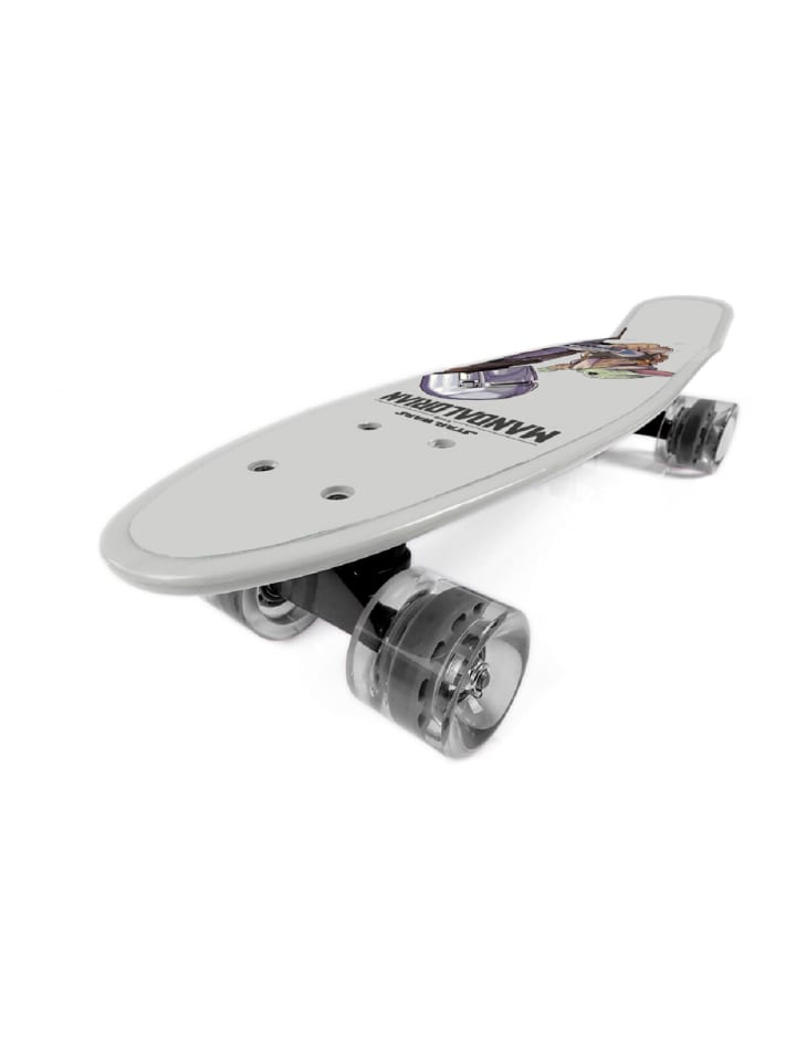 COFI 1453 Mandalorian Pennyboard Kompaktes Design aus Polypropylen in Weiß günstig kaufen 55 cm
