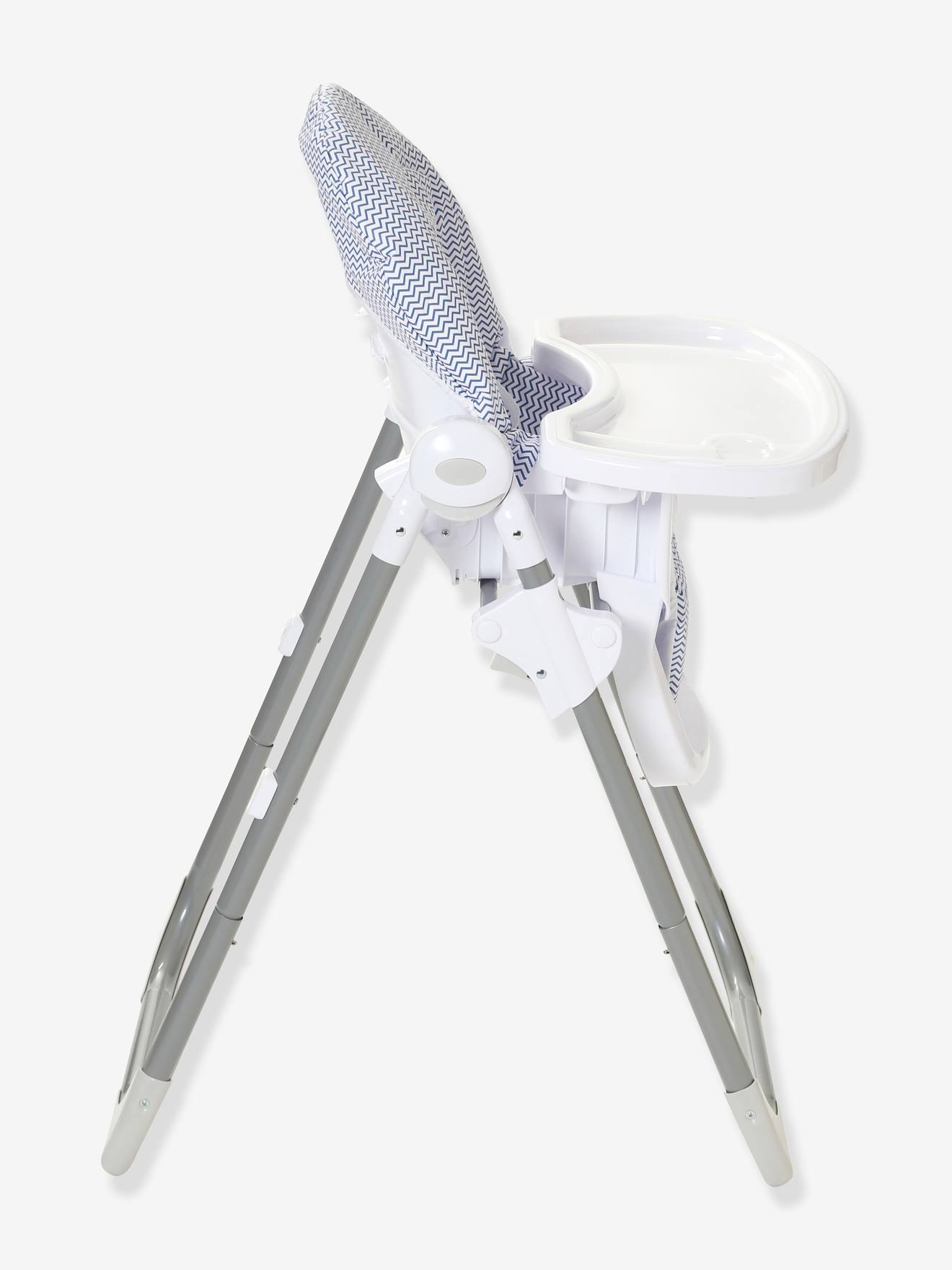 Vertbaudet Baby Hochstuhl EVOLUSEAT - weiß/blau