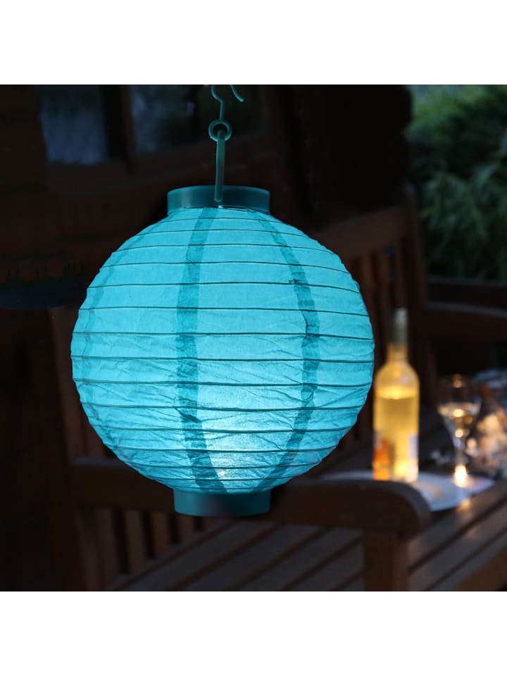 MARELIDA LED Solar Lampion in blau - D: 20cm günstig kaufen onesize