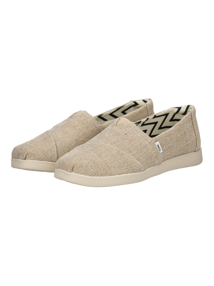 TOMS Slipper in Natural günstig kaufen