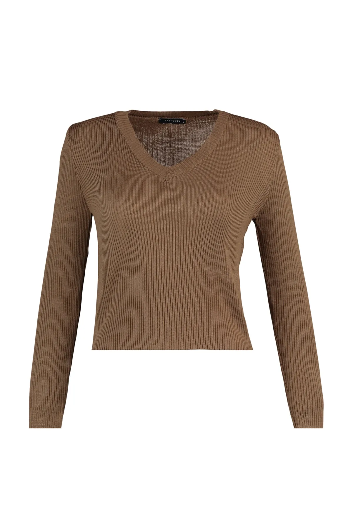 Trendyol Collection  Braun-Stein Strickpullover