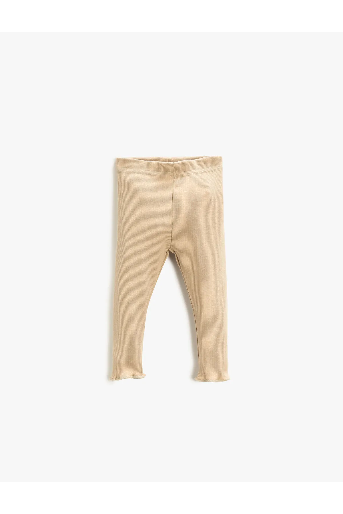 Koton  Basic-Leggings aus gerippter Baumwolle mit elastischem Bund