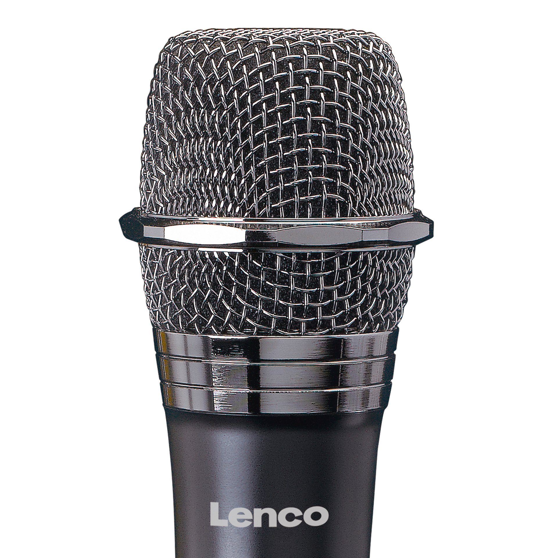 Lenco Mikrofon MCW-011BK - Kabelloses Mikrofon mit 6,3 mm Receiver