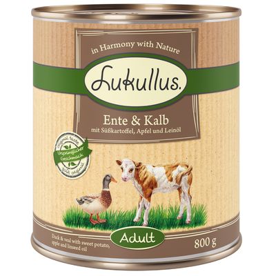 Lukullus Naturkost Adult Getreidefrei 6 x 800 g