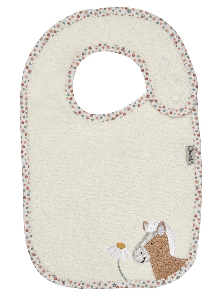 Sterntaler Lätzchen Druckknopf PFERD Sunny in ecru günstig kaufen onesize