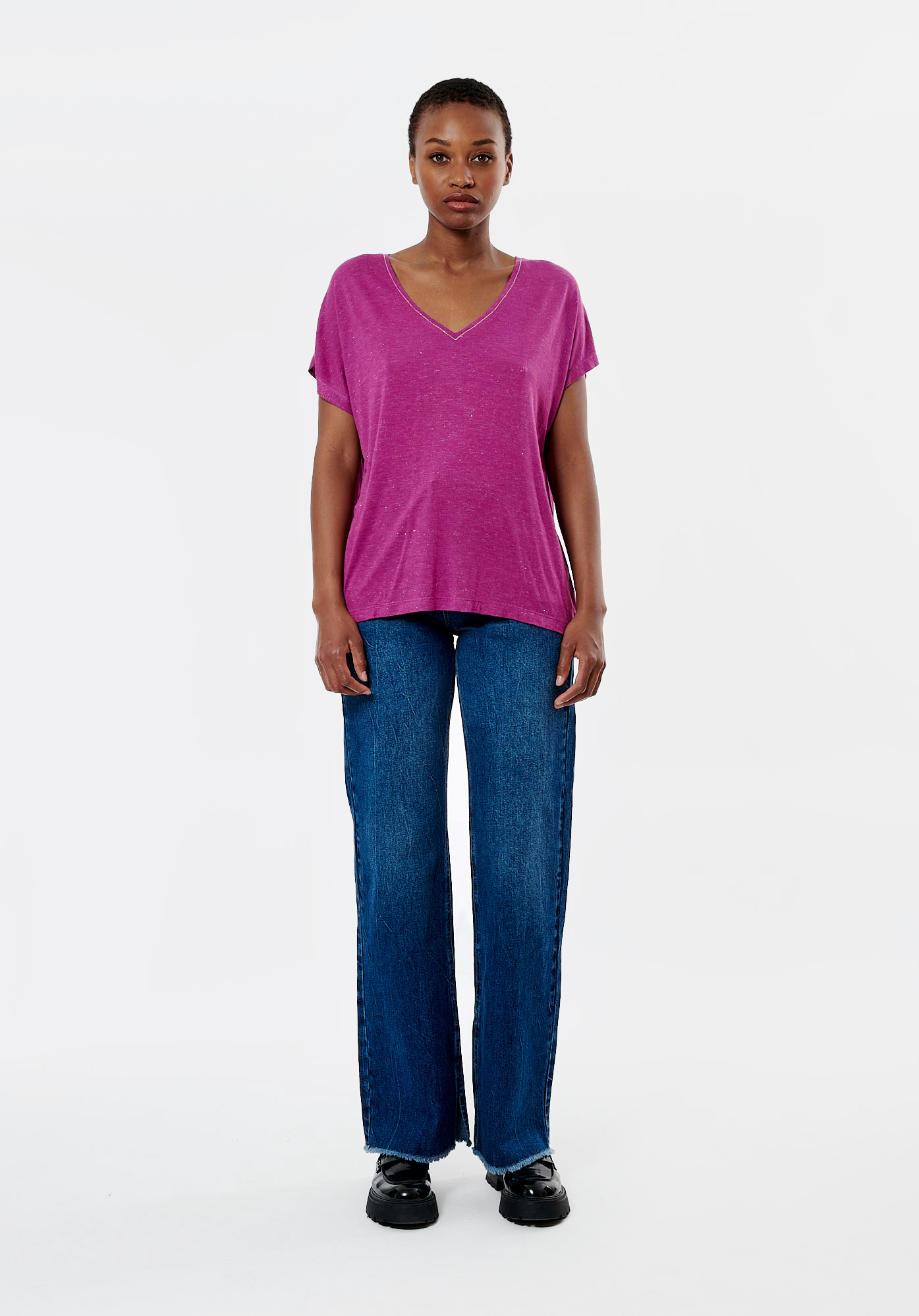 LADY   T-shirt violet femme
