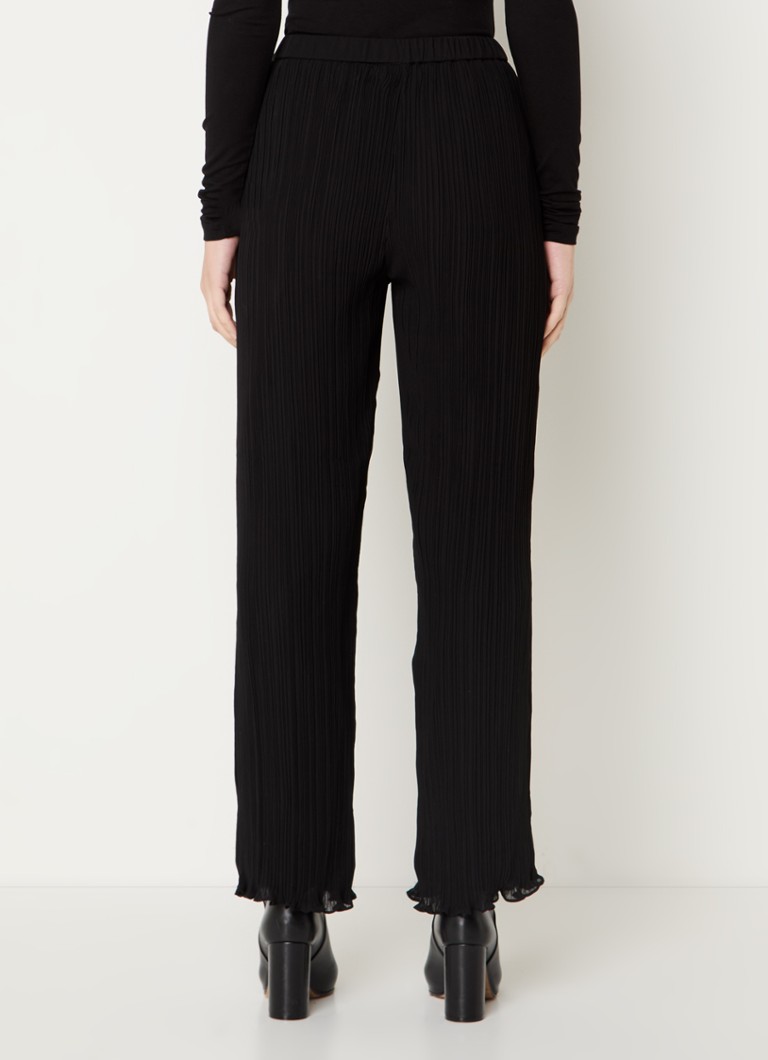 Pantaloni a pieghe a vita alta e gamba dritta di Claudie Pierlot Picha
