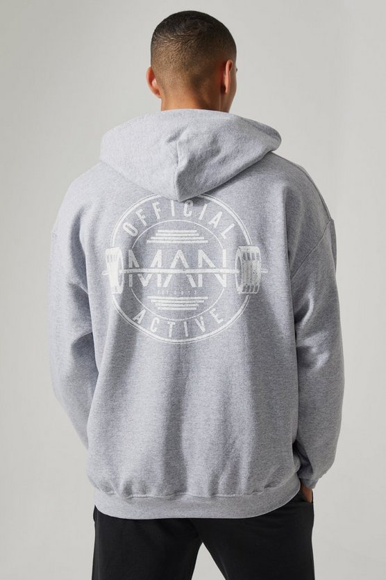 Man Active Hoodie mit Official-Logo