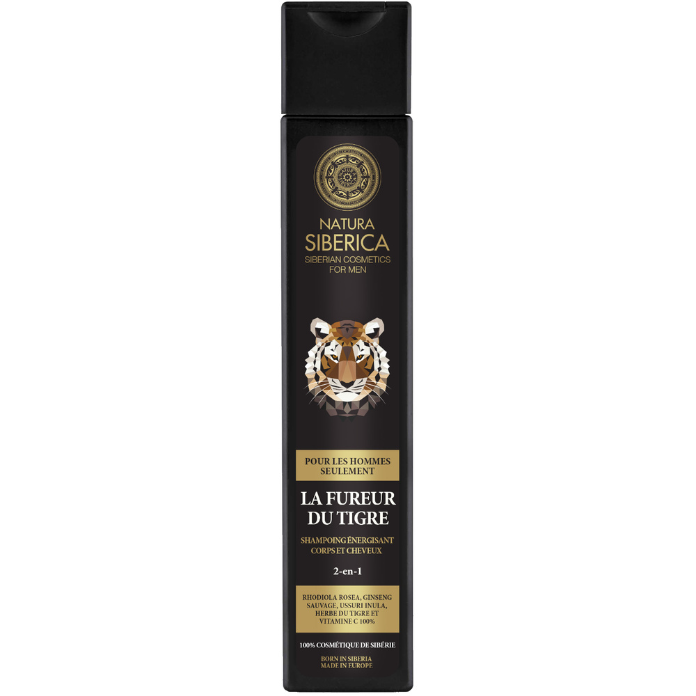 Natura Sibérica La Fureur du Tigre Shampoing Energisant 2-En-1