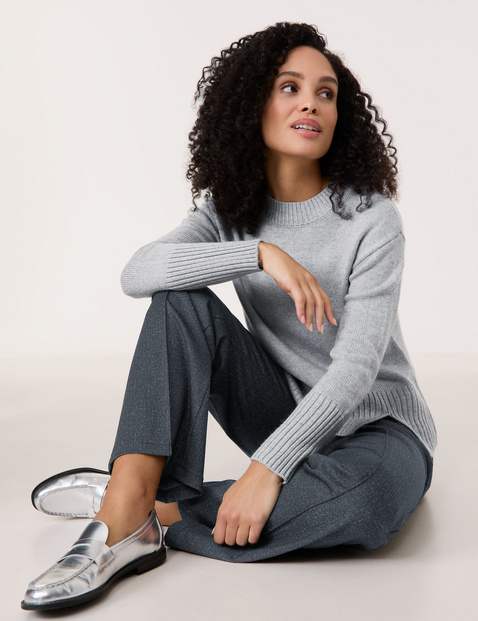 Strickpullover mit Turtleneck