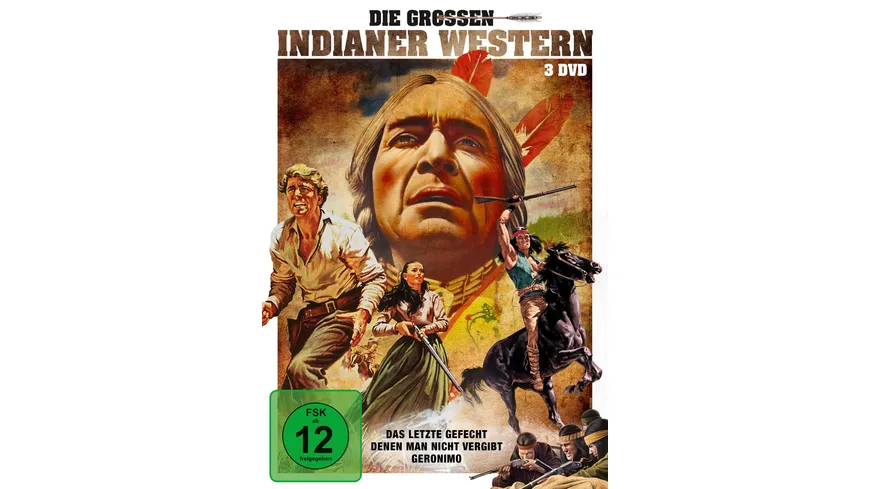 Die grossen Indianer Western  [3 DVDs]
