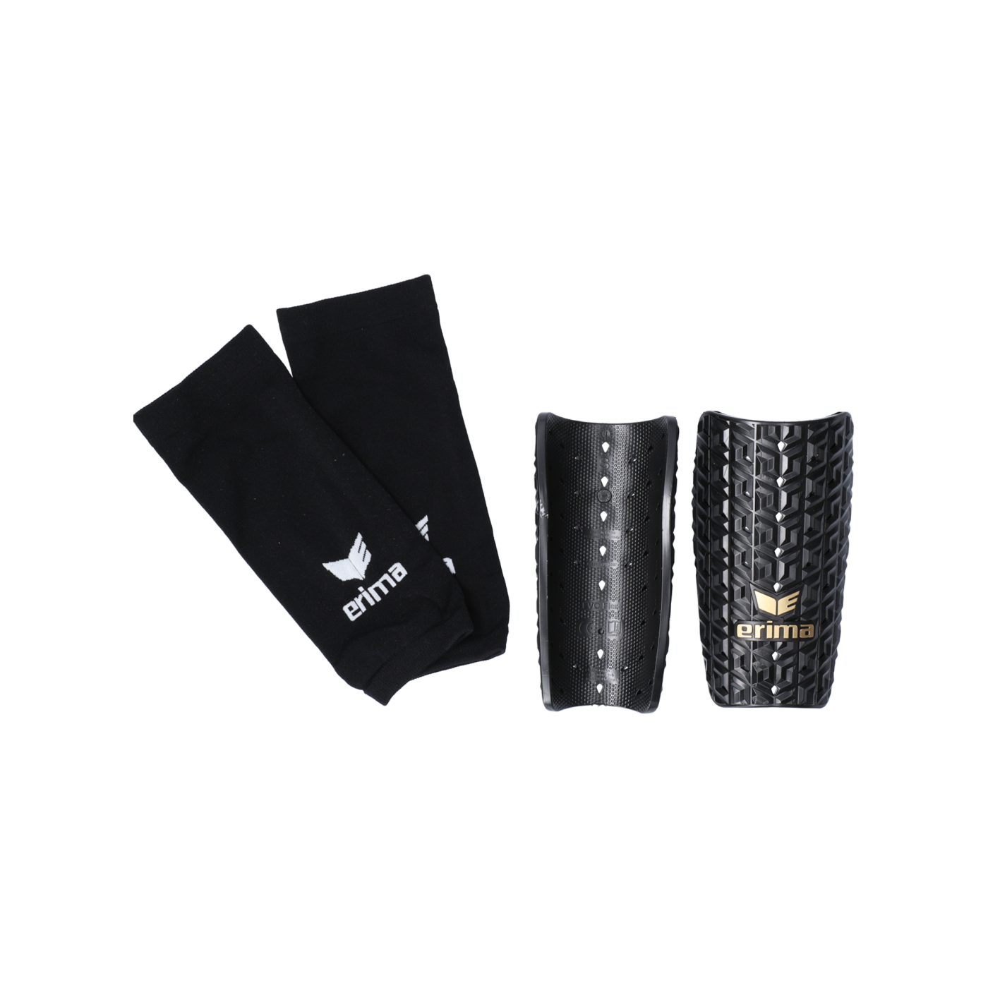 Erima Evo Flex Schienbenschoner Schwarz Gold