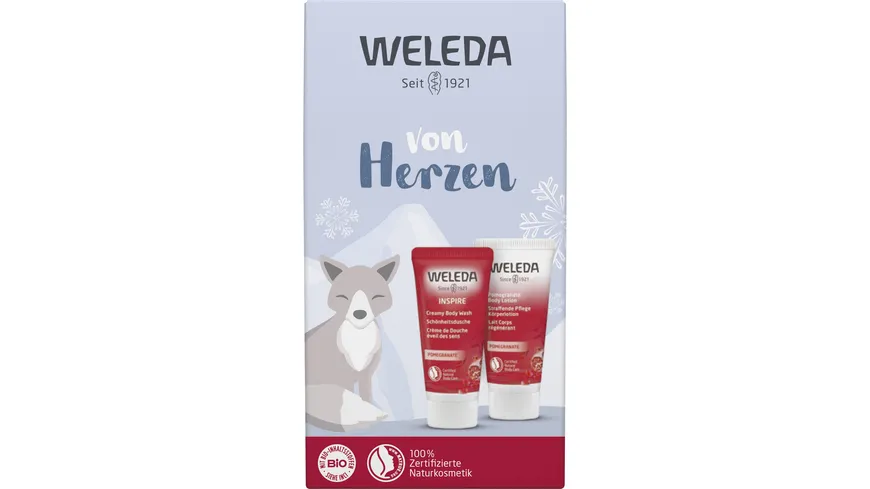 WELEDA Von Herzen Granatapfel Mini Geschenkpackung