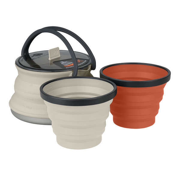 X-SET: 11 3PC (X-POT KETTLE 1.3L, 2 X-MUGS) - Geschirrset