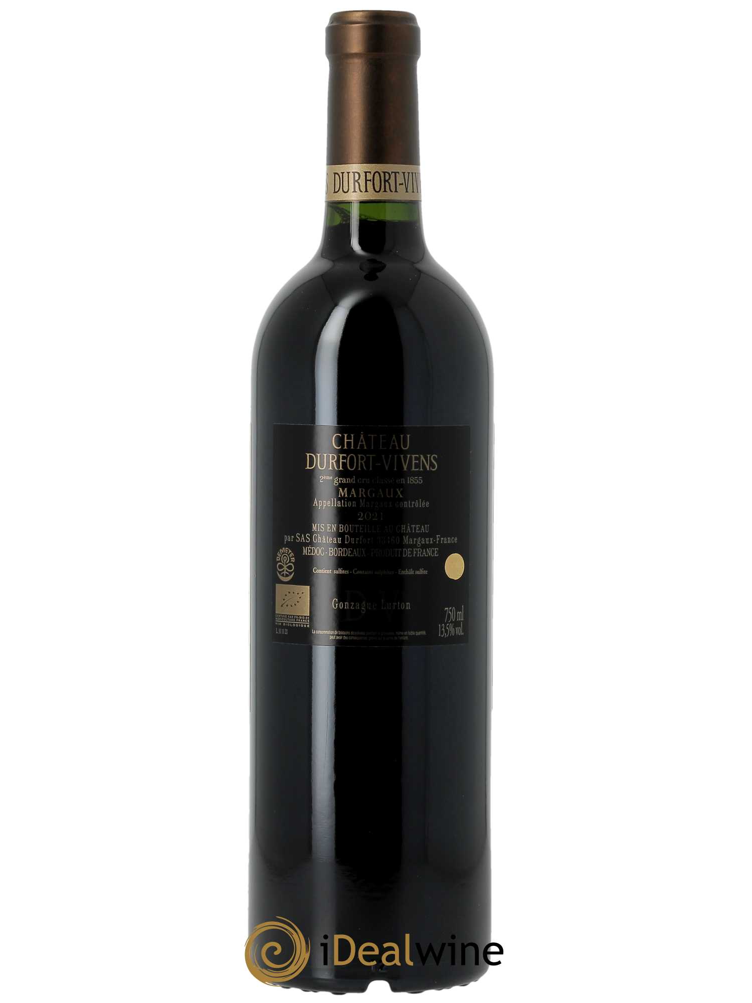 Château Durfort Vivens 2ème Grand Cru Classé (CBO à partir de 6 bts) 2021 - Lot de 1 Bouteille