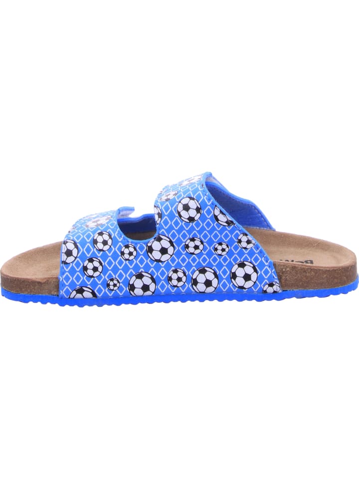 Be Mega Bio-Pantolette in blau günstig kaufen