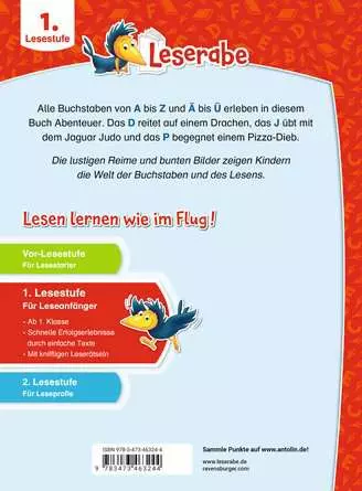 Leserabe - Sonderausgaben: A wie Apfel, B wie Bär, das ABC ist gar nicht schwer - Lustige Reime zum Lesenlernen