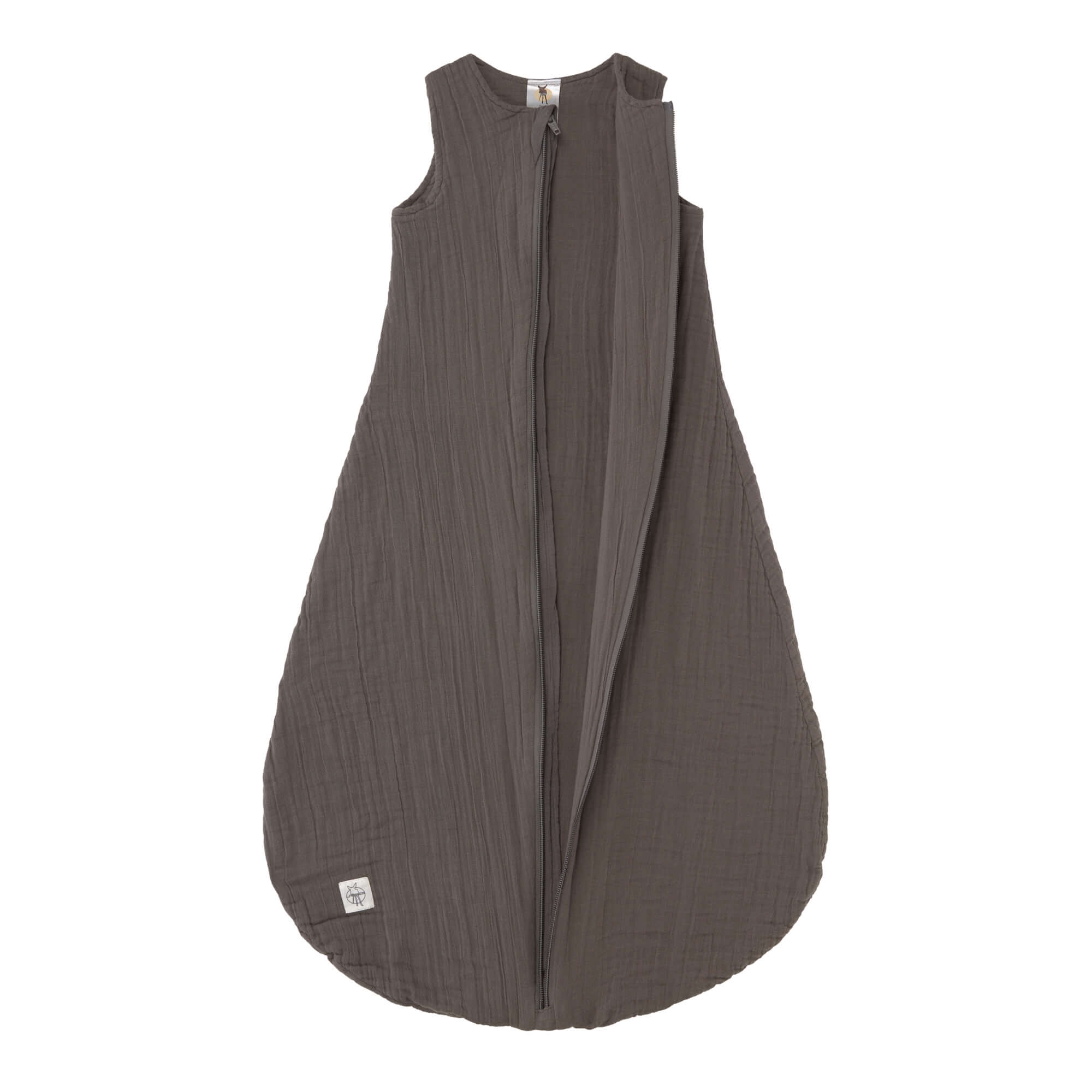 Baby Sommerschlafsack Tog 1 - Bio Baumwolle, Anthrazit