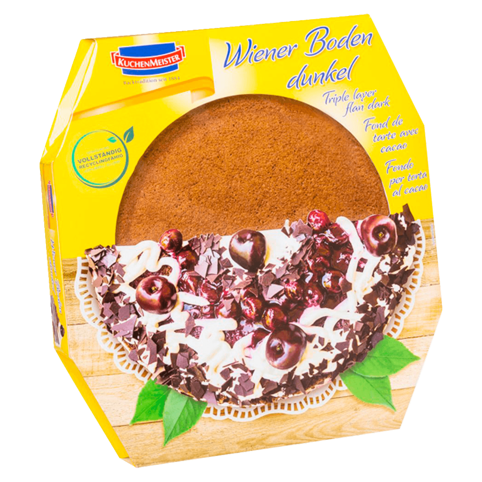 Kuchenmeister Wiener Boden dunkel 400g