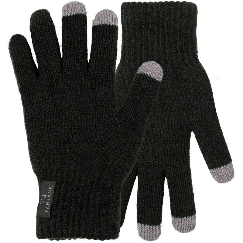 Tarjane Strickhandschuhe Touch Fingerhandschuhe Herren