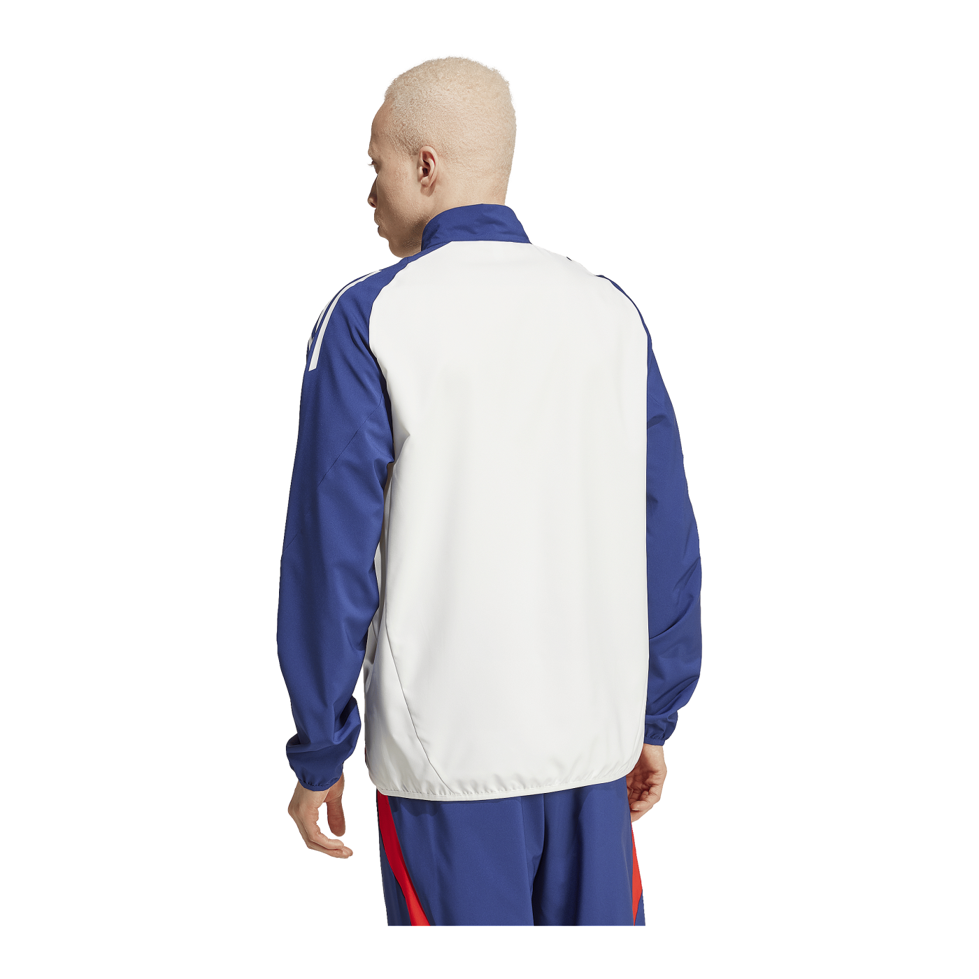 adidas Olympique Lyon Prematch Jacke 2024/2025 Weiss