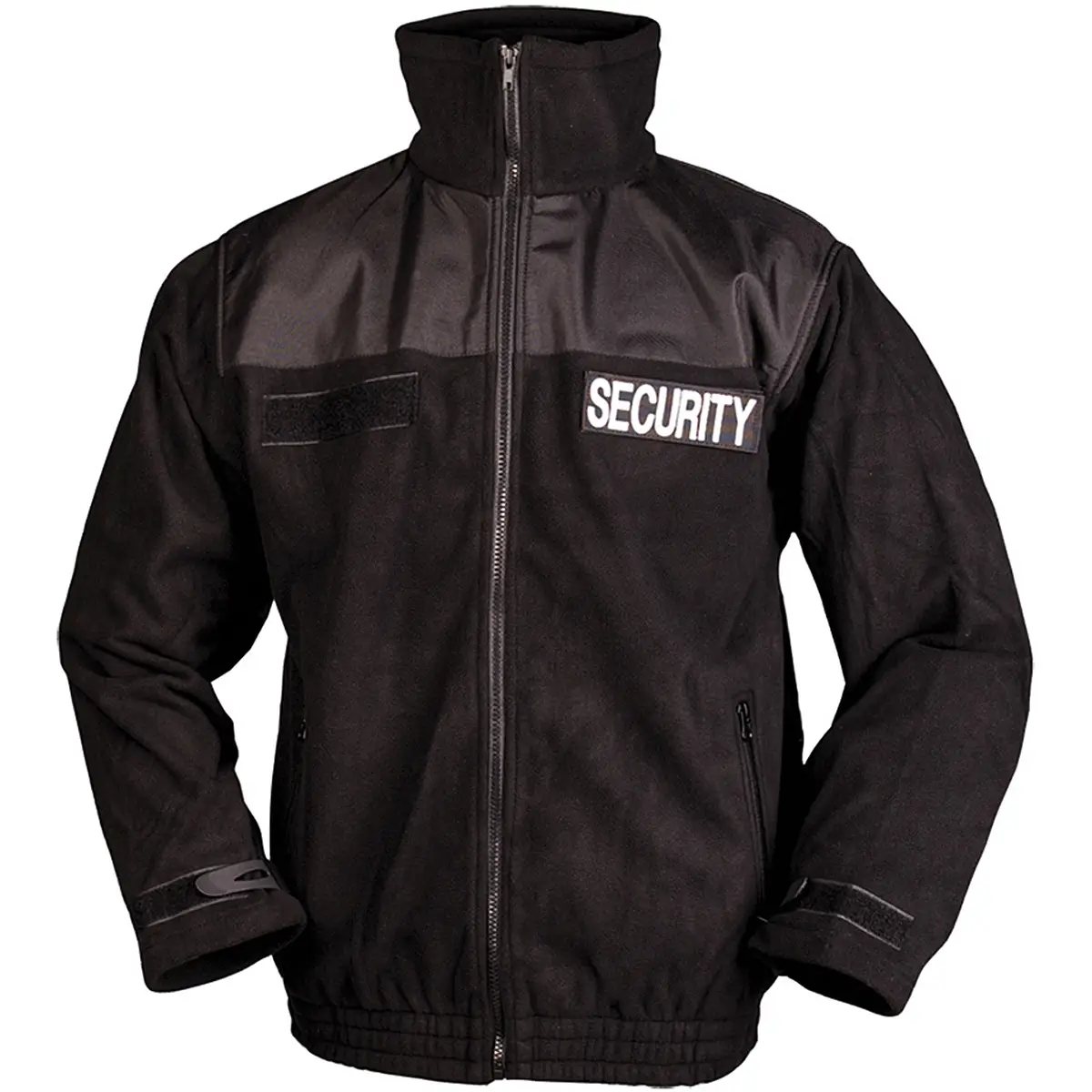 SECURITY Fleecejacke schwarz