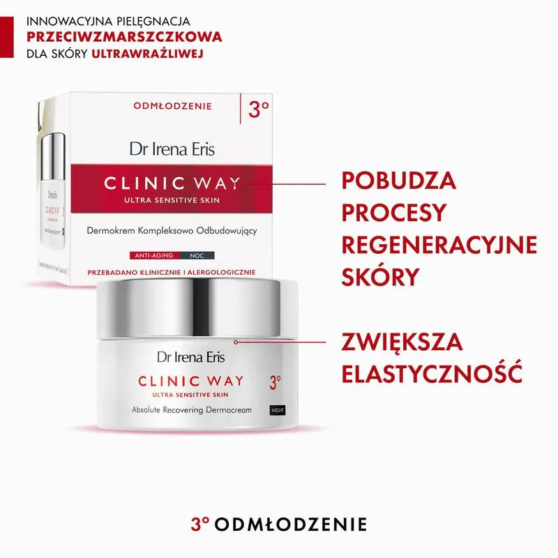 Dr Irena Eris Clinic Way 3° Dermokrem noću