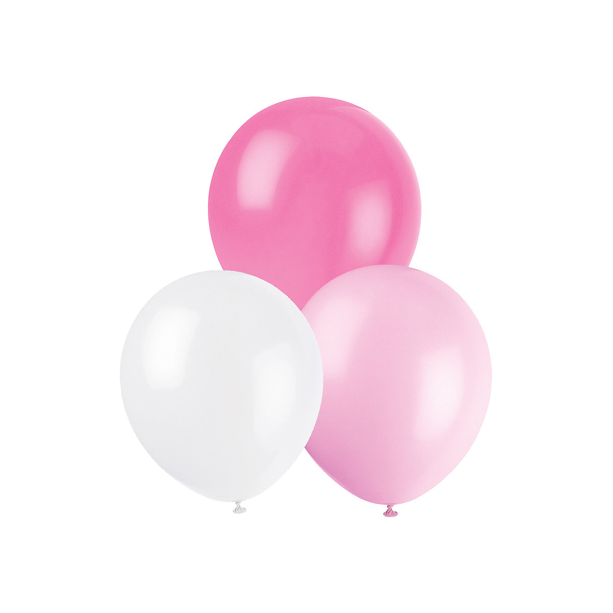 Luftballons Rosa Mix, Latex, 29 cm, 10 Stück