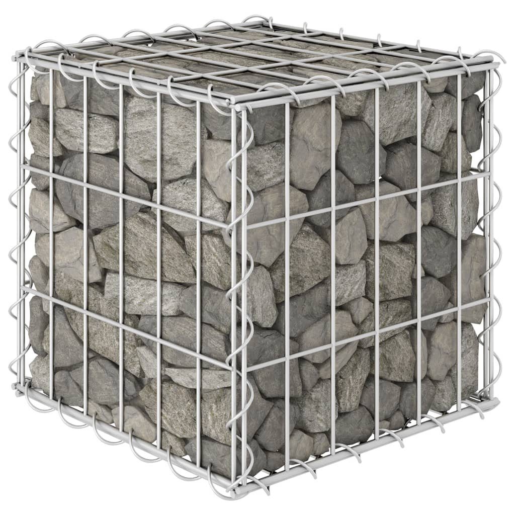 vidaXL Hochbeet Würfel-Gabionen-Hochbeet Stahldraht 30x30x30 cm (1 St)