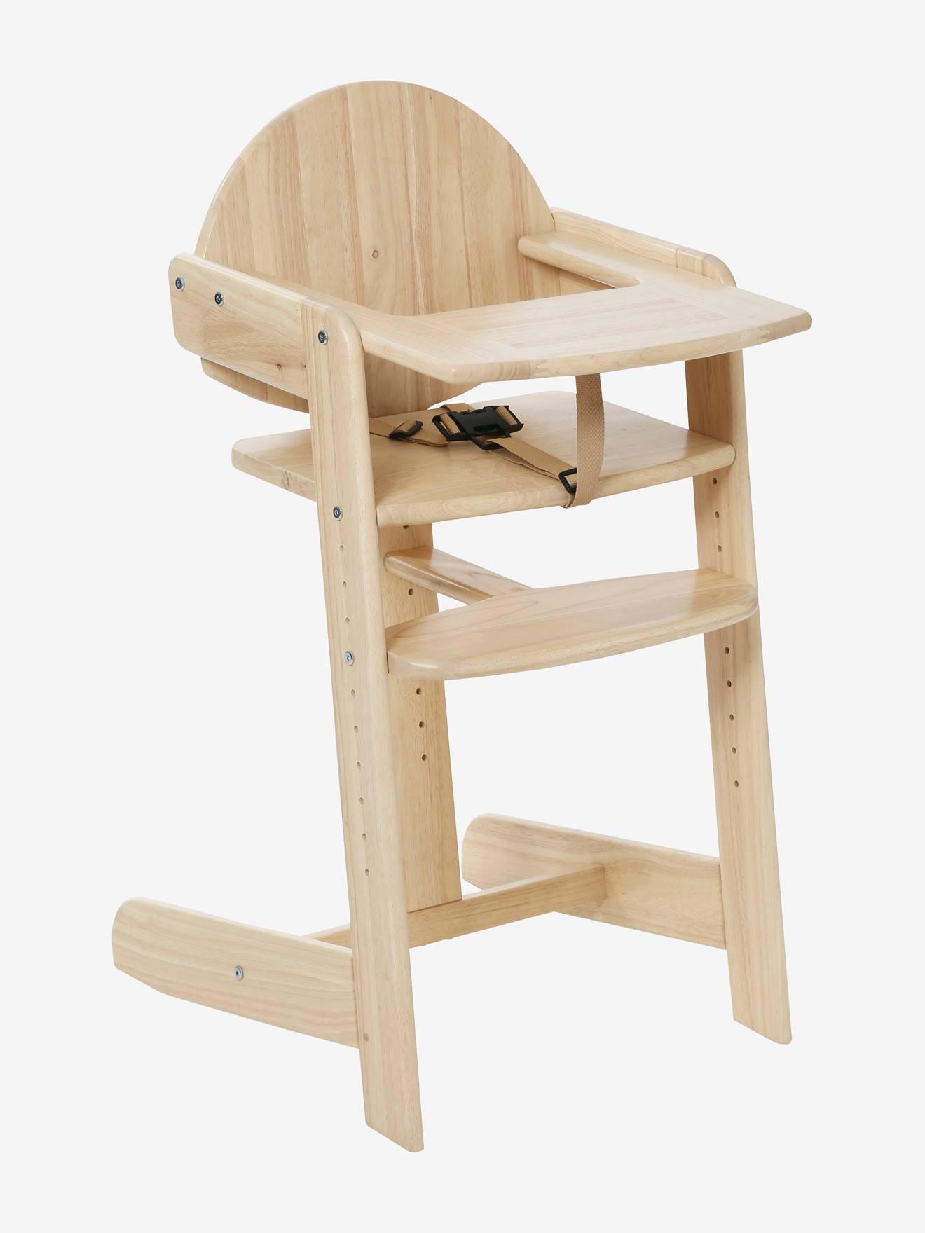 Chaise haute évolutive Woody 2 VERTBAUDET bois